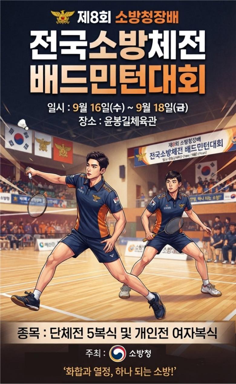 제8회 소방청장배 전국소방체전 배드민턴대회